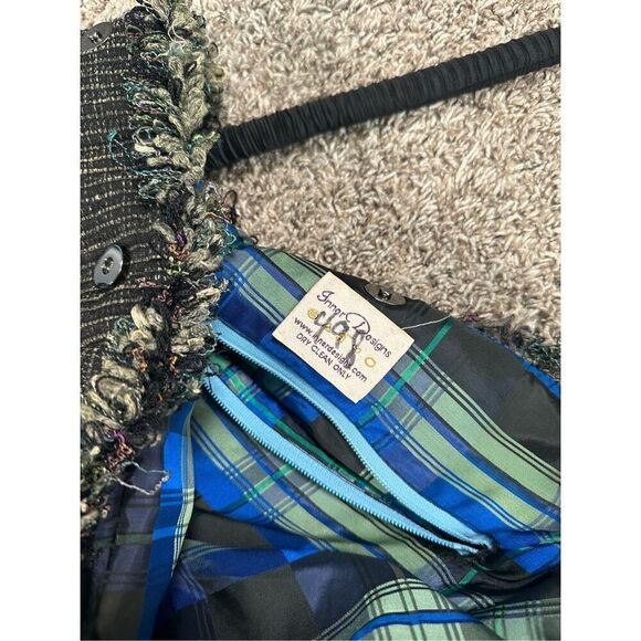 vintage handmade quilted patchwork textured large tote bag purse boho multi - Picture 7 of 12